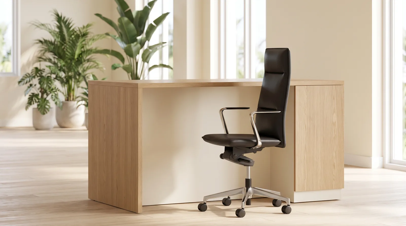 Executive High Back Chairs. Ref. CAL82 from ETTES Office Furniture