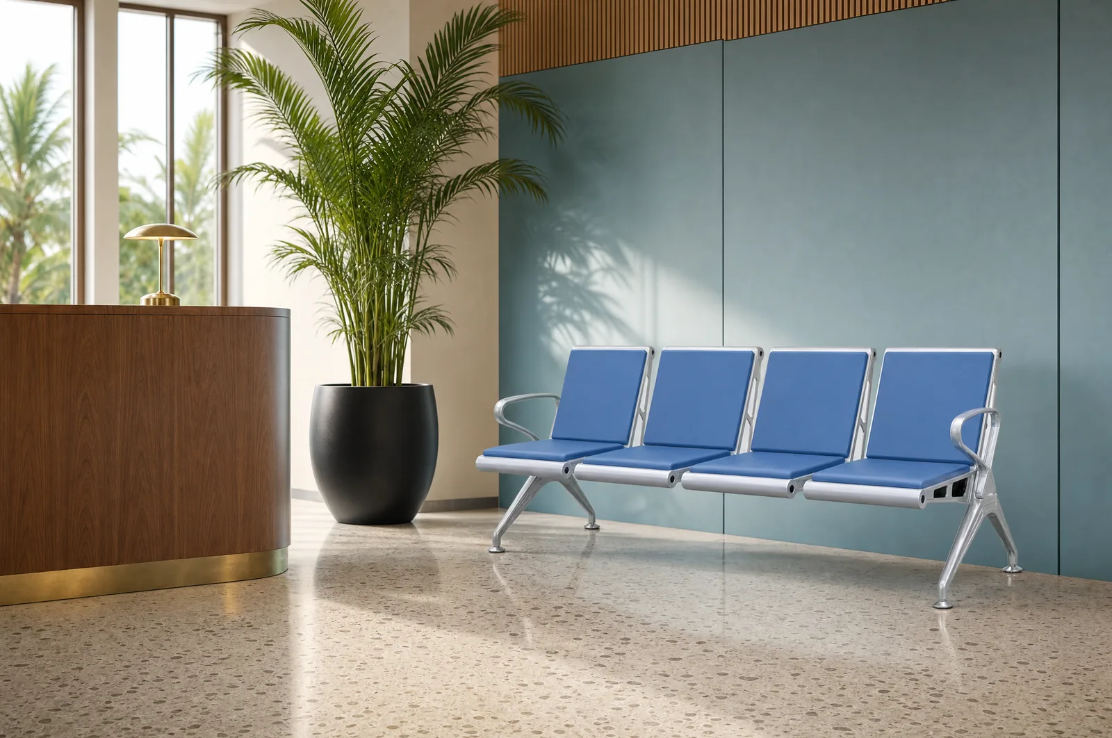 Four Seater Beam Seater-Ref. KR-J34C from ETTES Office Furniture